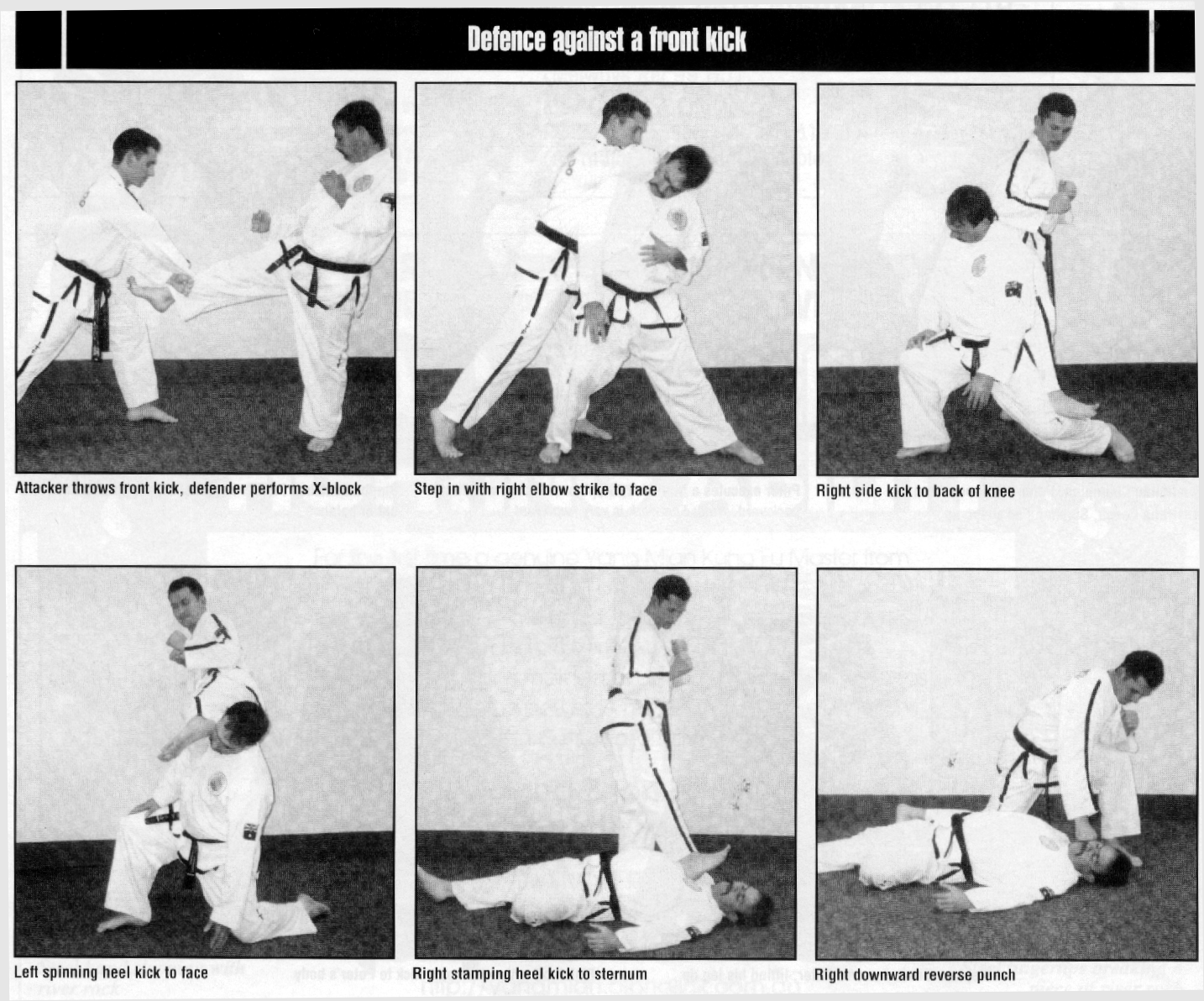 technique front kick